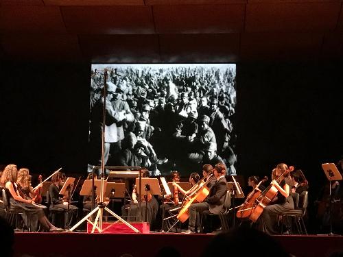 Un'immagine del concerto Trieste 1918-2018 al Teatro Verdi di Trieste